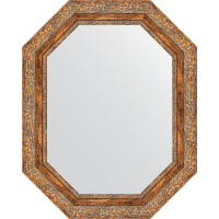 Зеркало Evoform Octagon 60x75 BY 7154 в багетной раме - Виньетка античная бронза 85, купить, цена, заказать, магазин, доставка, скидка, промокод, купить, цена, заказать, магазин, доставка, скидка, промокод