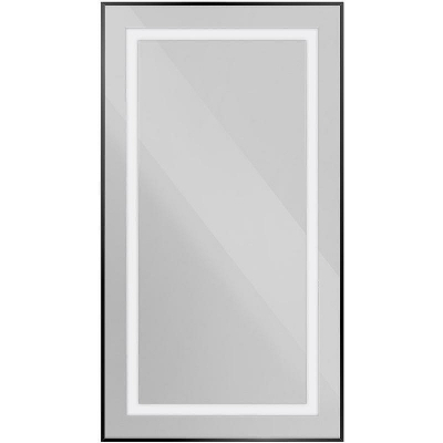 Зеркало BelBagno Kraft 50 SPC-KRAFT-500-900-SENS-NERO с подсветкой Черное с сенсорным выключателем