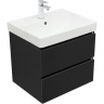 Тумба под раковину Aquanet Вега 2.0 60 337953 подвесная Черная матовая, купить, цена, заказать, магазин, доставка, скидка, промокод, купить, цена, заказать, магазин, доставка, скидка, промокод
