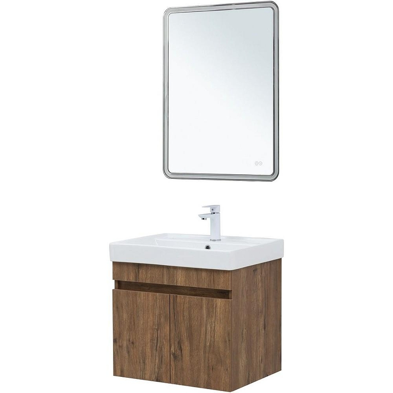 Тумба под раковину Aquanet Оптима 60 344795 подвесная Дуб рустикальный, купить, цена, заказать, магазин, доставка, скидка, промокод, купить, цена, заказать, магазин, доставка, скидка, промокод