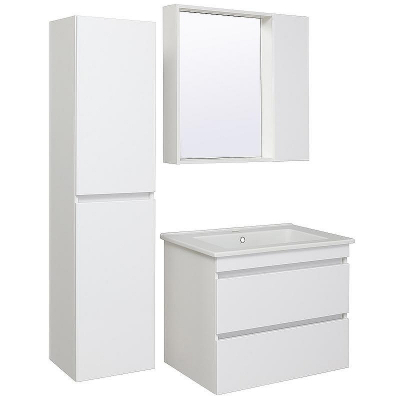 Тумба под раковину Runo Манхэттен 75 00-00001047 Белая