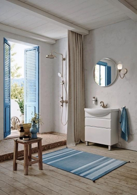 Тумба под раковину Aqwella Rodos 85 ROD01082N Белая