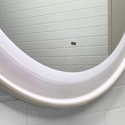 Зеркало Comforty Ереван 60 00-00014250 с подсветкой Серый шелк с бесконтактным выключателем