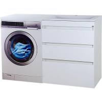 Тумба с раковиной Misty Фостер 130 R УТ000008405 Белая, купить, цена, заказать, магазин, доставка, скидка, промокод, купить, цена, заказать, магазин, доставка, скидка, промокод