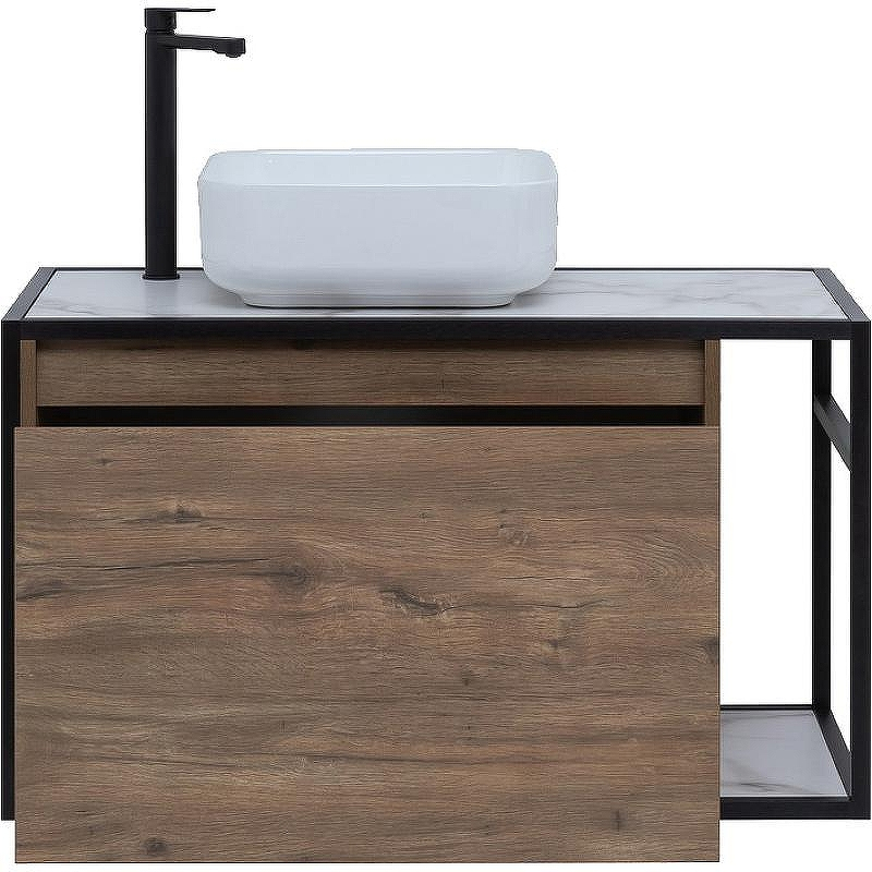 Тумба под раковину Aquanet Nova Lite Loft 90L 261660 подвесная Дуб рустикальный, купить, цена, заказать, магазин, доставка, скидка, промокод, купить, цена, заказать, магазин, доставка, скидка, промокод