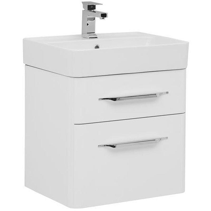 Тумба с раковиной Aquanet Виченца 60 212665 Белая, купить, цена, заказать, магазин, доставка, скидка, промокод, купить, цена, заказать, магазин, доставка, скидка, промокод