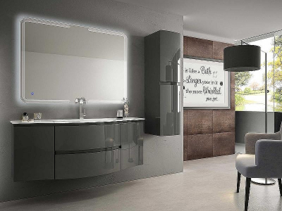 Подвесной шкаф Cezares Vague 34 R 44223 Antacite