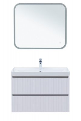 Тумба под раковину Logan Reef 80 342224 подвесная цвет Белый матовый