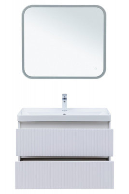Тумба под раковину Logan Reef 80 342224 подвесная цвет Белый матовый
