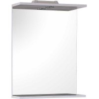 Зеркало Onika Омега 52.01 205206 с подсветкой Белый, купить, цена, заказать, магазин, доставка, скидка, промокод, купить, цена, заказать, магазин, доставка, скидка, промокод