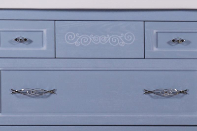 Тумба под раковину ASB-Woodline Модерн 105 11246 Рошфор с Белой патиной