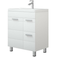 Тумба под раковину Corozo Денвер 60 Z2 SD-00000530 Белая, купить, цена, заказать, магазин, доставка, скидка, промокод, купить, цена, заказать, магазин, доставка, скидка, промокод