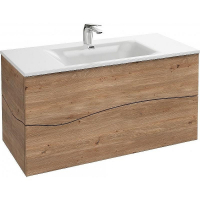 Тумба под раковину Jacob Delafon Sherwood 100 EB1833RU-P6 подвесная Натуральный дуб, купить, цена, заказать, магазин, доставка, скидка, промокод, купить, цена, заказать, магазин, доставка, скидка, промокод