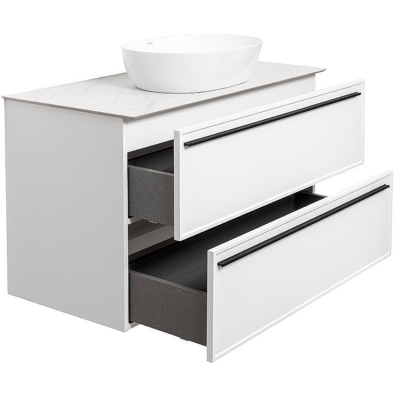 Тумба под раковину La Fenice Elba 100 FNC-01-ELB-B-100-2 подвесная Белая матовая, купить, цена, заказать, магазин, доставка, скидка, промокод, купить, цена, заказать, магазин, доставка, скидка, промокод