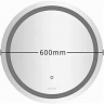 Зеркало Gappo 60 G603 с подсветкой с сенсорным выключателем, купить, цена, заказать, магазин, доставка, скидка, промокод, купить, цена, заказать, магазин, доставка, скидка, промокод