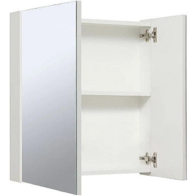 Зеркальный шкаф Runo Лада 60 00-00001159 Белый