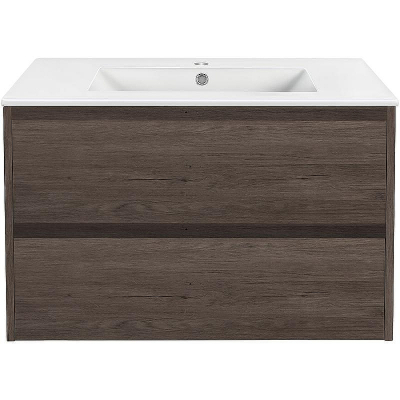 Тумба под раковину Vincea Gio 80 VMC-2G800RO подвесная R.Oak