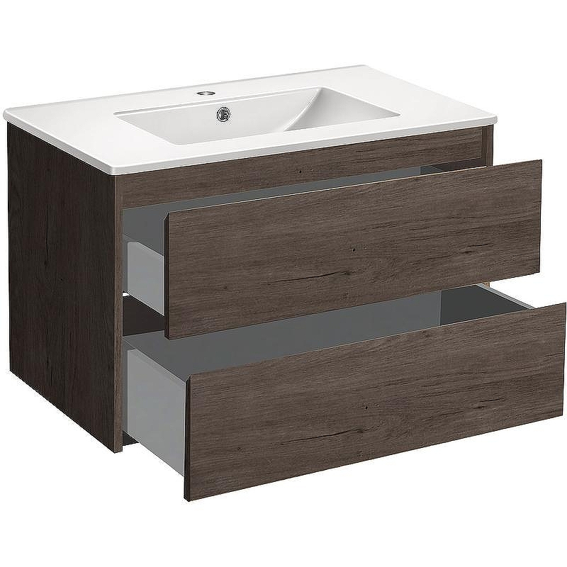 Тумба под раковину Vincea Gio 80 VMC-2G800RO подвесная R.Oak, купить, цена, заказать, магазин, доставка, скидка, промокод, купить, цена, заказать, магазин, доставка, скидка, промокод