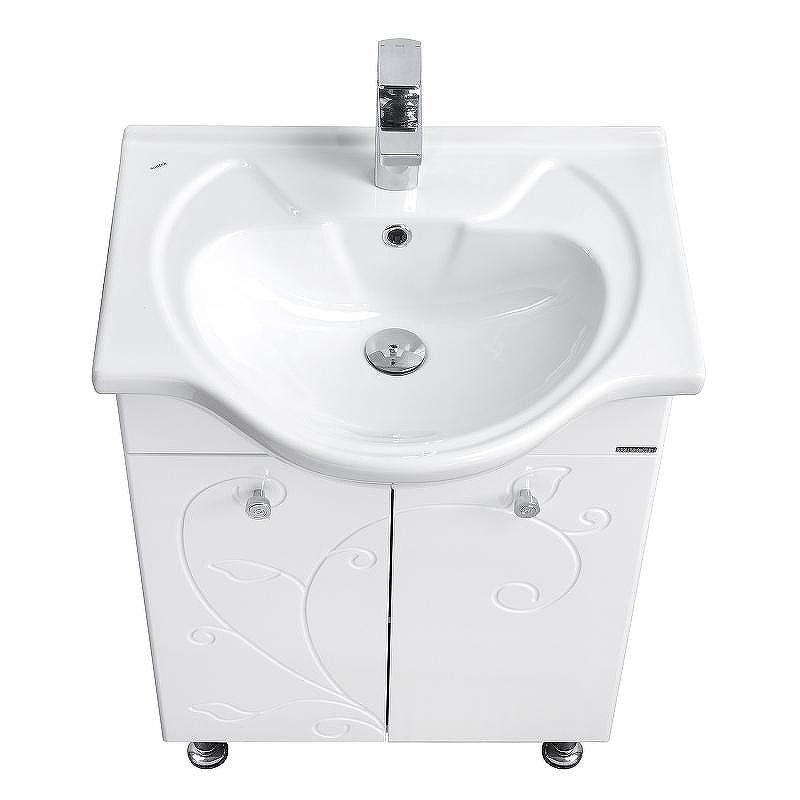 Тумба под раковину Aquaton Лиана 65 1A165701LL010 Белая, купить, цена, заказать, магазин, доставка, скидка, промокод, купить, цена, заказать, магазин, доставка, скидка, промокод