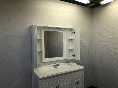 Зеркальный шкаф Comforty Палермо 120 00004142365 Белый глянец