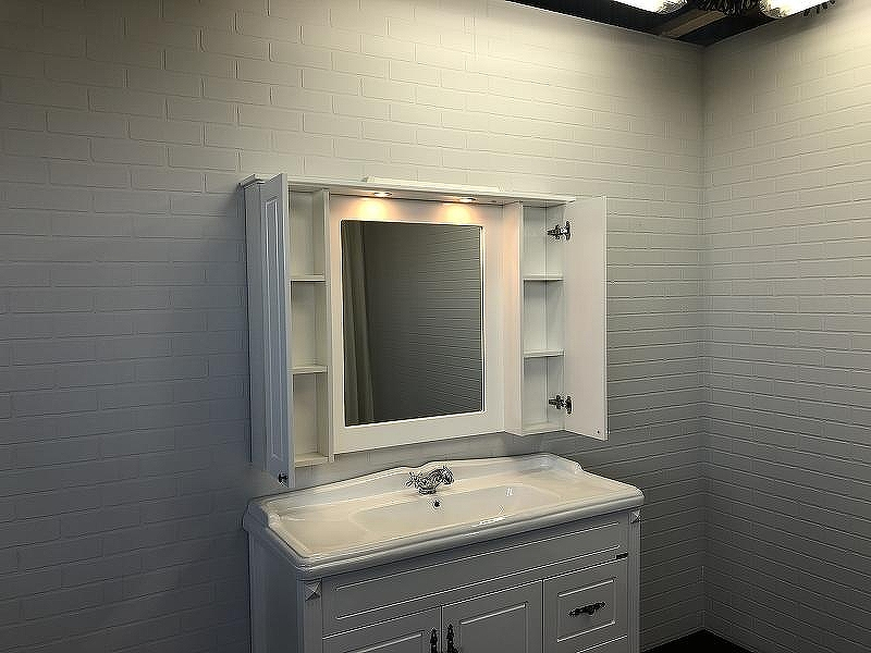 Зеркальный шкаф Comforty Палермо 120 00004142365 Белый глянец, купить, цена, заказать, магазин, доставка, скидка, промокод, купить, цена, заказать, магазин, доставка, скидка, промокод