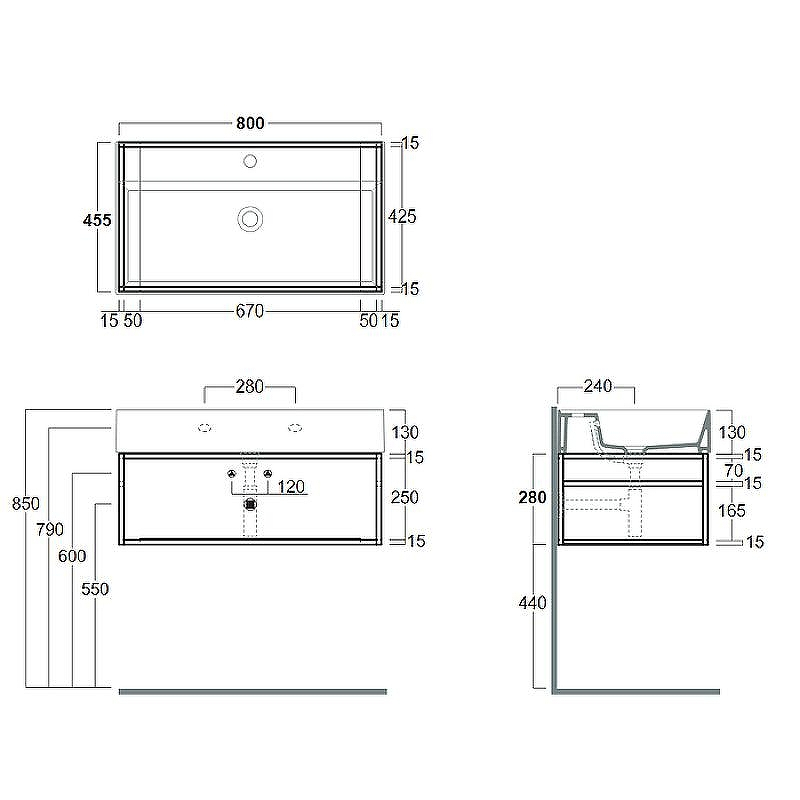 Консоль под раковину Simas Agile 80 AGSS81 Черная матовая, купить, цена, заказать, магазин, доставка, скидка, промокод, купить, цена, заказать, магазин, доставка, скидка, промокод