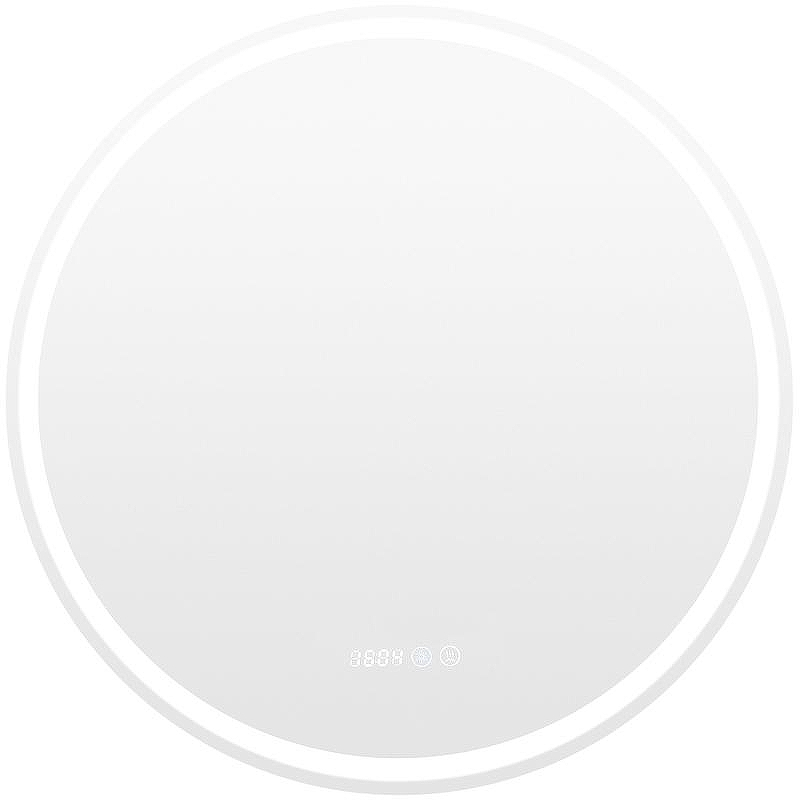 Зеркало Aquanet Оптима 70 304175 с подсветкой с сенсорным выключателем, часами и подогревом, купить, цена, заказать, магазин, доставка, скидка, промокод, купить, цена, заказать, магазин, доставка, скидка, промокод