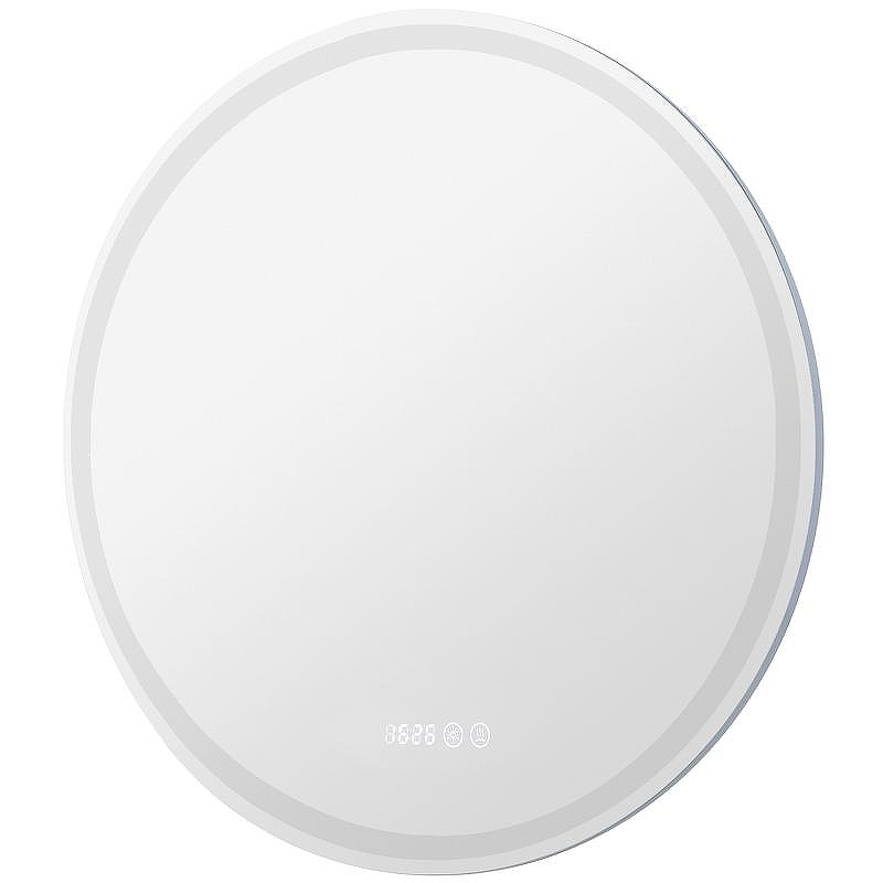 Зеркало Aquanet Оптима 70 304175 с подсветкой с сенсорным выключателем, часами и подогревом, купить, цена, заказать, магазин, доставка, скидка, промокод, купить, цена, заказать, магазин, доставка, скидка, промокод