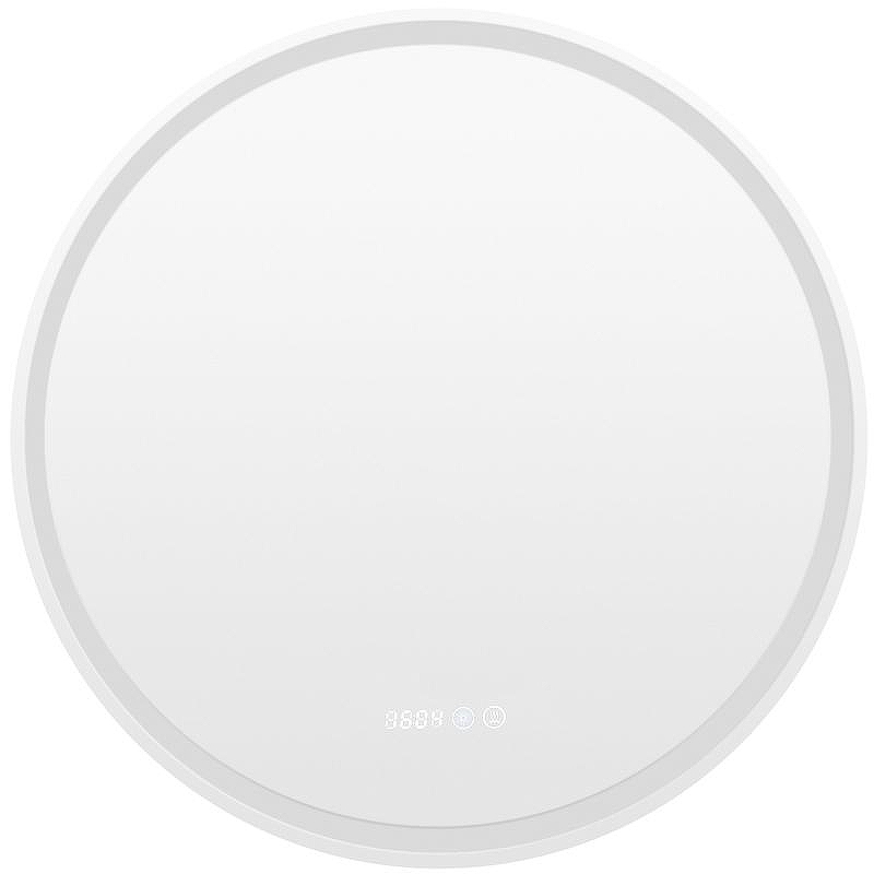 Зеркало Aquanet Оптима 70 304175 с подсветкой с сенсорным выключателем, часами и подогревом, купить, цена, заказать, магазин, доставка, скидка, промокод, купить, цена, заказать, магазин, доставка, скидка, промокод