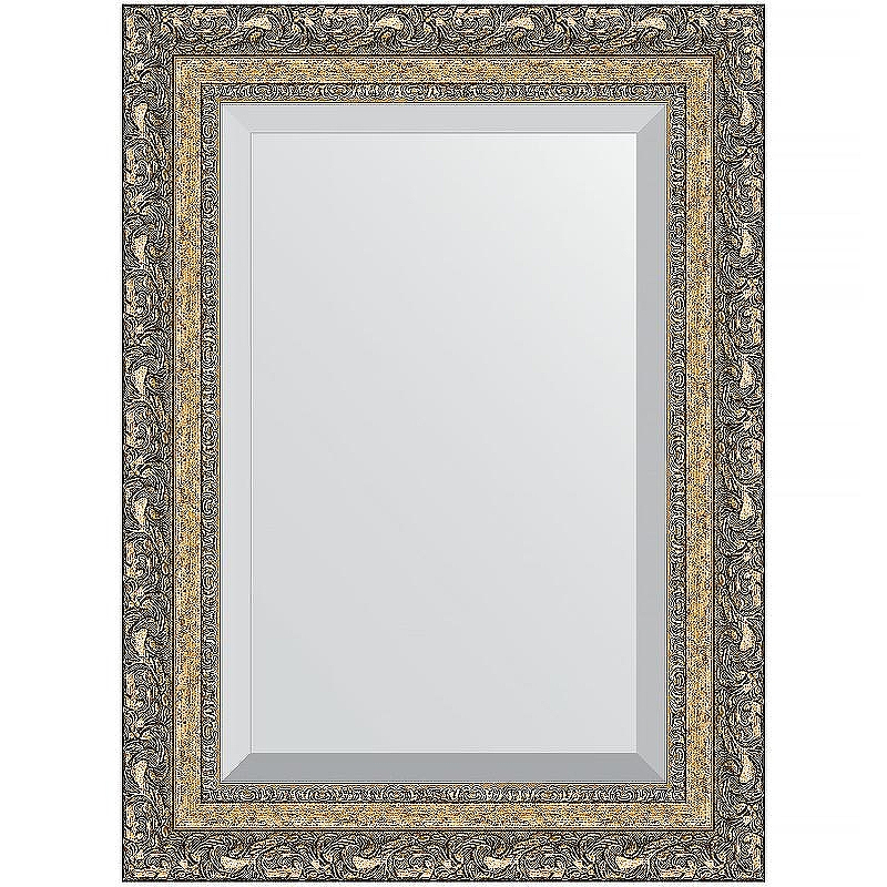 Зеркало Evoform Exclusive 75х55 BY 1230 с фацетом в багетной раме - Виньетка бронзовая 85, купить, цена, заказать, магазин, доставка, скидка, промокод, купить, цена, заказать, магазин, доставка, скидка, промокод