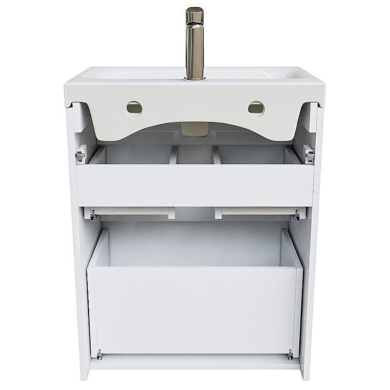 Тумба с раковиной Iddis Zodiac 60 ZOD6CBFi95K Белая, купить, цена, заказать, магазин, доставка, скидка, промокод, купить, цена, заказать, магазин, доставка, скидка, промокод