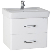 Тумба под раковину Bellezza Джела 60 4639809670013 2 ящика подвесная Белая, купить, цена, заказать, магазин, доставка, скидка, промокод, купить, цена, заказать, магазин, доставка, скидка, промокод