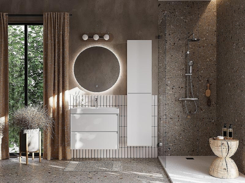 Шкаф пенал Roca Ona 40 A857635509 подвесной Белый матовый, купить, цена, заказать, магазин, доставка, скидка, промокод, купить, цена, заказать, магазин, доставка, скидка, промокод