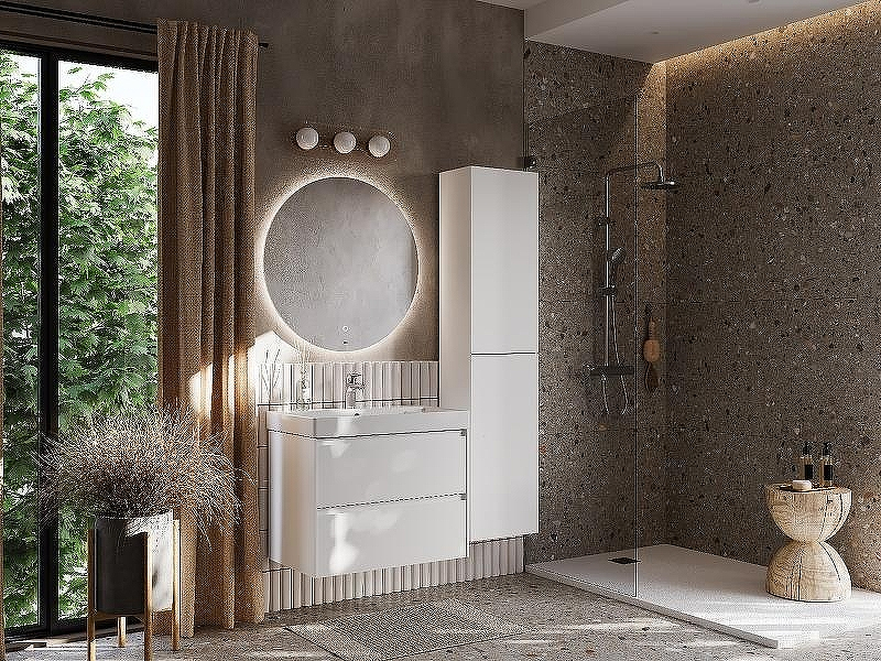 Шкаф пенал Roca Ona 40 A857635509 подвесной Белый матовый, купить, цена, заказать, магазин, доставка, скидка, промокод, купить, цена, заказать, магазин, доставка, скидка, промокод