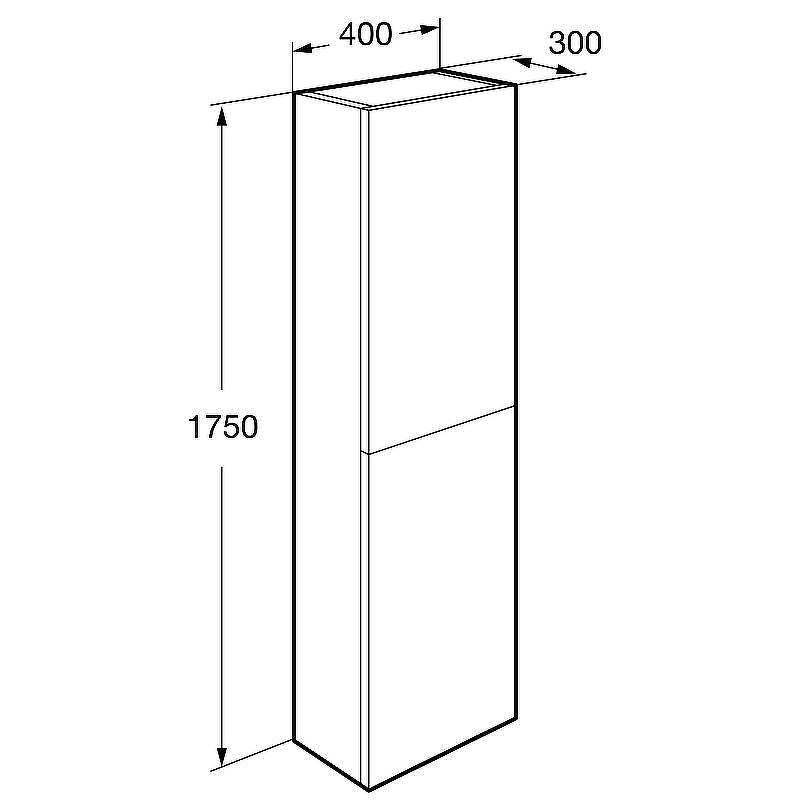 Шкаф пенал Roca Ona 40 A857635509 подвесной Белый матовый, купить, цена, заказать, магазин, доставка, скидка, промокод, купить, цена, заказать, магазин, доставка, скидка, промокод