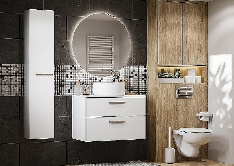 Тумба под раковину Roca Victoria 80 A857470806 подвесная Белый глянец, купить, цена, заказать, магазин, доставка, скидка, промокод, купить, цена, заказать, магазин, доставка, скидка, промокод