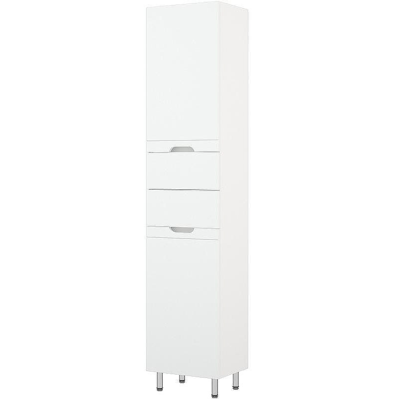 Шкаф пенал Corozo Лея 40 Z2 SD-00000099 с бельевой корзиной Белый, купить, цена, заказать, магазин, доставка, скидка, промокод, купить, цена, заказать, магазин, доставка, скидка, промокод