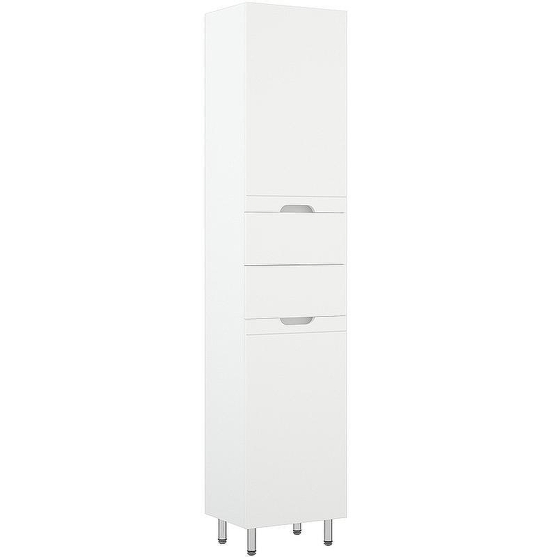 Шкаф пенал Corozo Лея 40 Z2 SD-00000099 с бельевой корзиной Белый, купить, цена, заказать, магазин, доставка, скидка, промокод, купить, цена, заказать, магазин, доставка, скидка, промокод