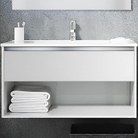 Тумба с раковиной SanVit Контур 70 kkont070w подвесная Белая глянцевая, купить, цена, заказать, магазин, доставка, скидка, промокод, купить, цена, заказать, магазин, доставка, скидка, промокод