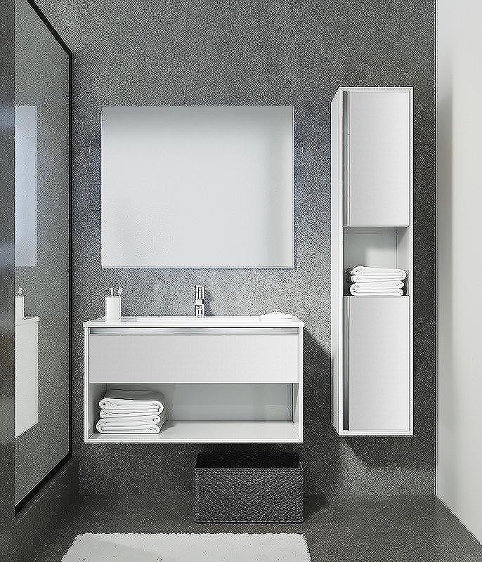 Тумба с раковиной SanVit Контур 70 kkont070w подвесная Белая глянцевая, купить, цена, заказать, магазин, доставка, скидка, промокод, купить, цена, заказать, магазин, доставка, скидка, промокод