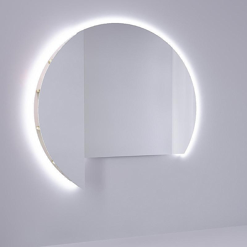 Зеркало Jorno Solis New 106 SolN.02.106/W/JR с подсветкой с бесконтактным выключателем, купить, цена, заказать, магазин, доставка, скидка, промокод, купить, цена, заказать, магазин, доставка, скидка, промокод