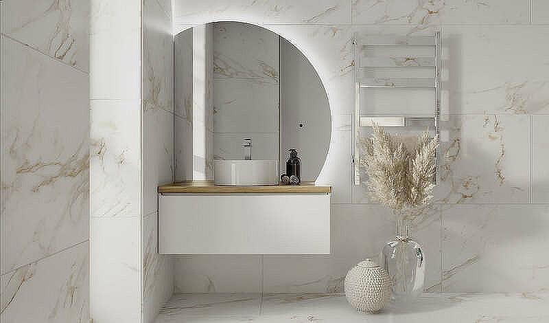 Зеркало Jorno Solis New 106 SolN.02.106/W/JR с подсветкой с бесконтактным выключателем, купить, цена, заказать, магазин, доставка, скидка, промокод, купить, цена, заказать, магазин, доставка, скидка, промокод