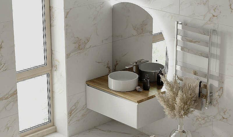 Зеркало Jorno Solis New 106 SolN.02.106/W/JR с подсветкой с бесконтактным выключателем, купить, цена, заказать, магазин, доставка, скидка, промокод, купить, цена, заказать, магазин, доставка, скидка, промокод