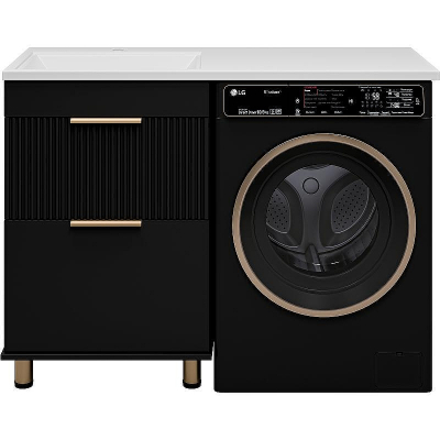 Тумба с раковиной Brevita Enfida 120 L УТ000016087 Черная матовая