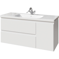 Тумба под раковину Caprigo Forte 120 36117R-SF027 подвесная Белая матовая, купить, цена, заказать, магазин, доставка, скидка, промокод, купить, цена, заказать, магазин, доставка, скидка, промокод