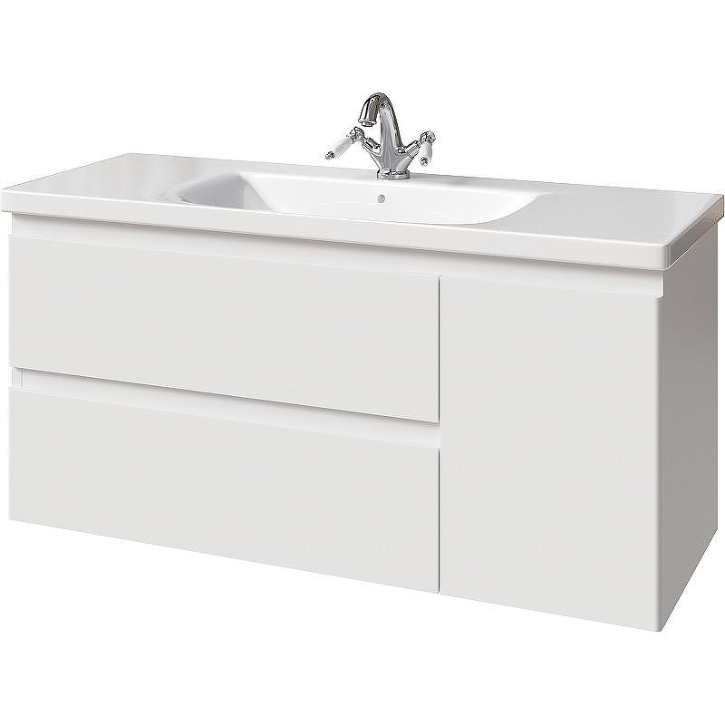 Тумба под раковину Caprigo Forte 120 36117R-SF027 подвесная Белая матовая, купить, цена, заказать, магазин, доставка, скидка, промокод, купить, цена, заказать, магазин, доставка, скидка, промокод