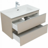 Тумба под раковину Aquanet Вега 80 329585 подвесная Бежевая, купить, цена, заказать, магазин, доставка, скидка, промокод, купить, цена, заказать, магазин, доставка, скидка, промокод