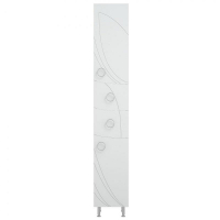 Шкаф пенал Corozo Ультра Флора 30 SD-00000341 Белый, купить, цена, заказать, магазин, доставка, скидка, промокод, купить, цена, заказать, магазин, доставка, скидка, промокод