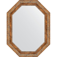 Зеркало Evoform Octagon 65x85 BY 7155 в багетной раме - Виньетка античная бронза 85, купить, цена, заказать, магазин, доставка, скидка, промокод, купить, цена, заказать, магазин, доставка, скидка, промокод