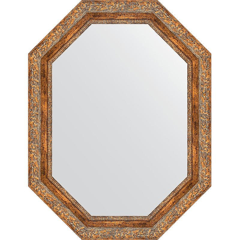 Зеркало Evoform Octagon 65x85 BY 7155 в багетной раме - Виньетка античная бронза 85, купить, цена, заказать, магазин, доставка, скидка, промокод, купить, цена, заказать, магазин, доставка, скидка, промокод
